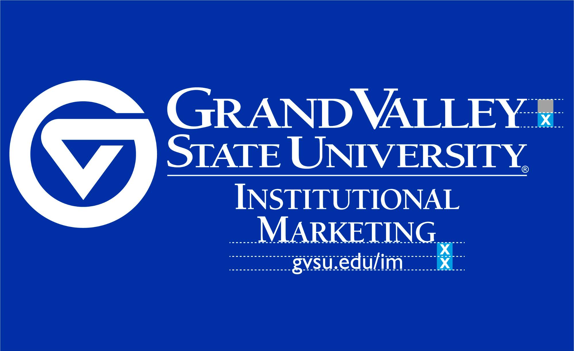 Institutional Marketing combination logo